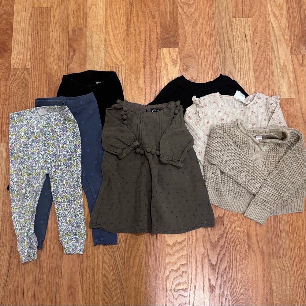 Toddler Girl 18-24M Bundle Lot Zara Cat & Jack BabyGap (7pc)